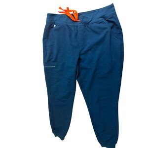 FIGS Technical Collection Jogger Scrub Pants Navy Blue L/T